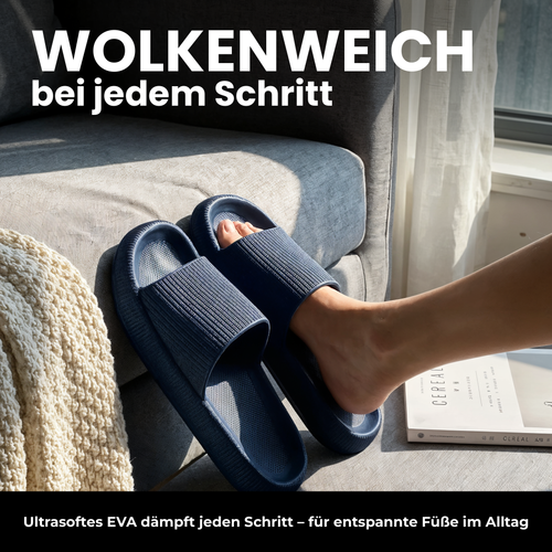 CloudStep Pantoletten — wolkenweicher Komfort