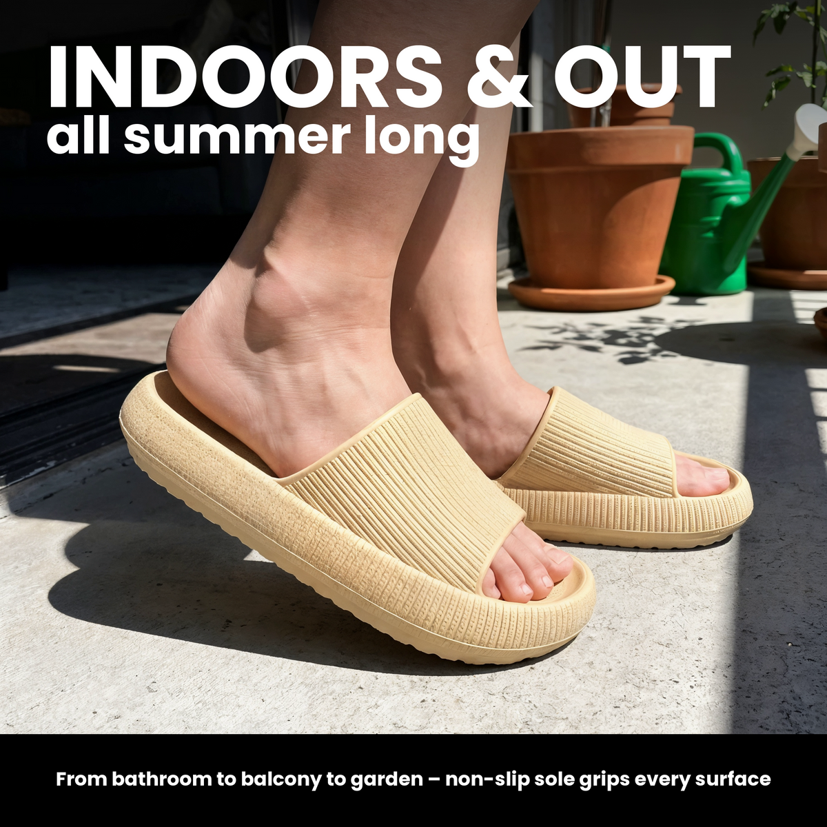 CloudStep Slipper — indoor and outdoor use