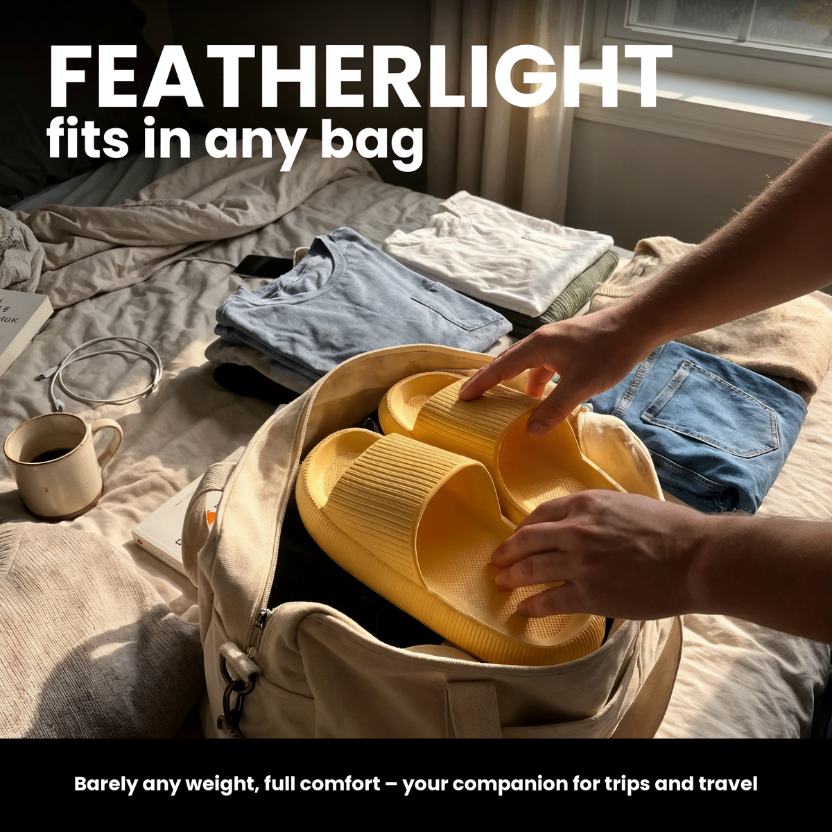 CloudStep Slipper — lightweight travel