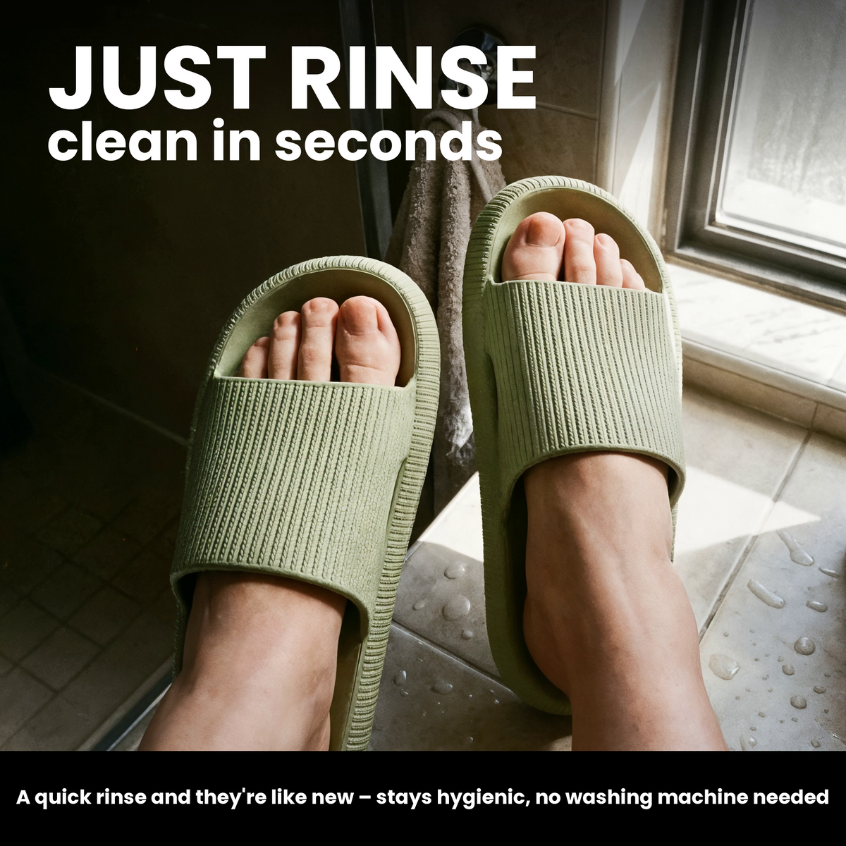 CloudStep Slipper — easy-clean EVA