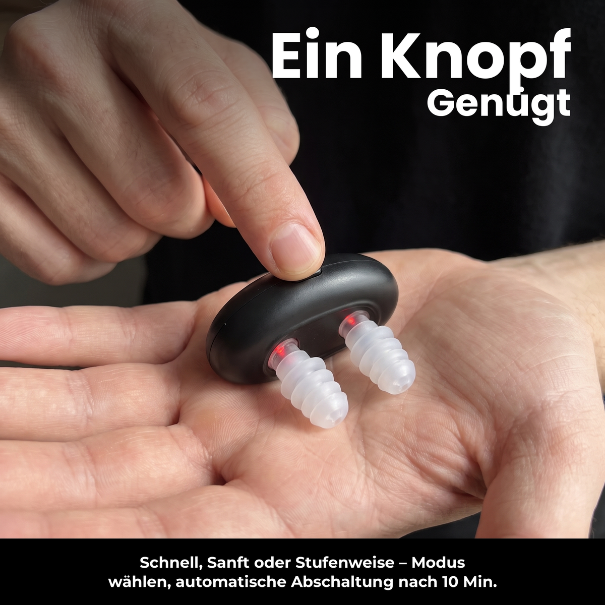 Voria PureAir Nasenclip — Ein Knopf genügt